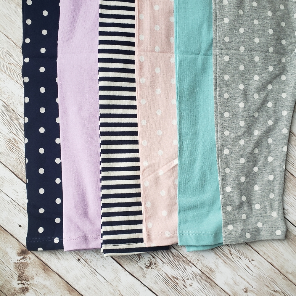 6 Pairs of Girls Leggings (bundle) - Picture 2 of 4